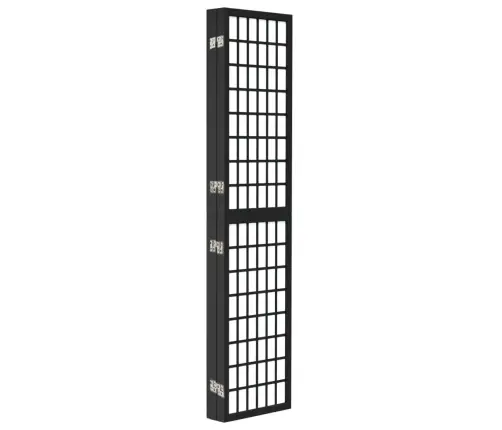 Aizslietnis, 5 Paneļi, Salokāms, 200X170Cm, Japāņu Stils, Melns Vidaxl