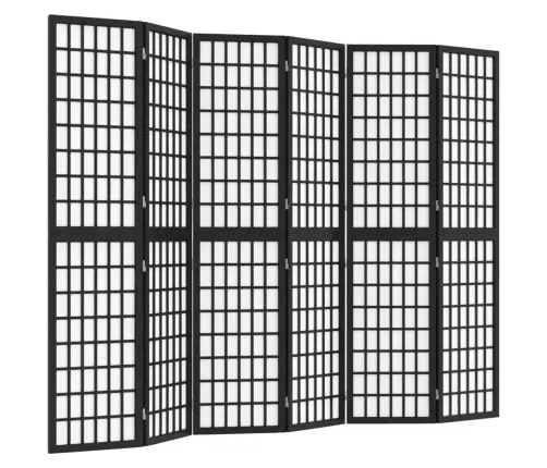 Kambario Pertvara, Juoda, 6 Segmentai, 240X170cm Japoniška