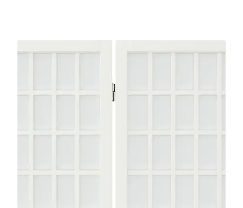 Aizslietnis, 5 Paneļi, Salokāms, 200X170Cm, Japāņu Stils, Balts Vidaxl