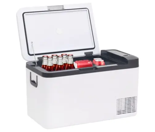 Käepidemega Jahutuskast, Must Ja Valge, 25 L, Pp & Pe