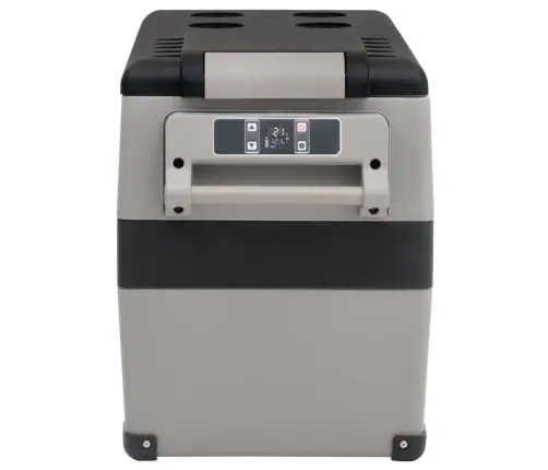 Aukstumkaste Ar Rokturi, Melna Ar Pelēku, 35 L, Pp Un Pe Vidaxl