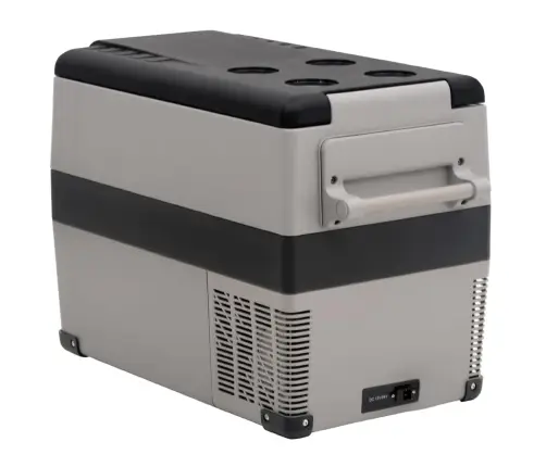 Aukstumkaste Ar Rokturi, Melna Ar Pelēku, 35 L, Pp Un Pe Vidaxl