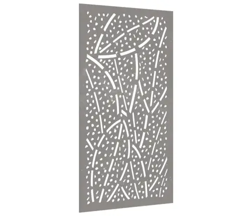 Dārza Sienas Rotājums, 105X55 Cm, Tērauds, Rūsas Efekts Vidaxl