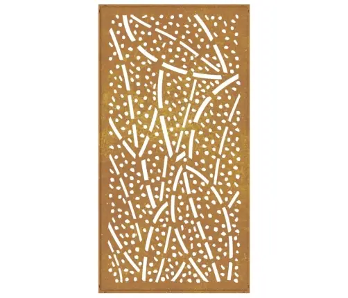 Dārza Sienas Rotājums, 105X55 Cm, Tērauds, Rūsas Efekts Vidaxl