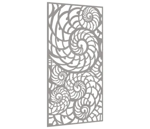 Dārza Sienas Rotājums, 105X55 Cm, Tērauds, Rūsas Efekts Vidaxl