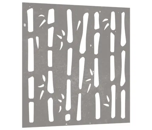 Dārza Sienas Rotājums, 55X55 Cm, Tērauds, Rūsas Efekts Vidaxl