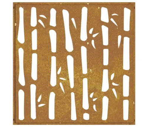 Dārza Sienas Rotājums, 55X55 Cm, Tērauds, Rūsas Efekts Vidaxl