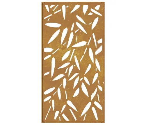 Dārza Sienas Rotājums, 105X55 Cm, Tērauds, Rūsas Efekts Vidaxl