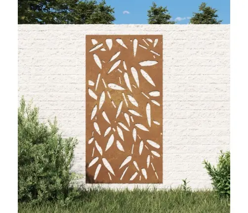 Dārza Sienas Rotājums, 105X55 Cm, Tērauds, Rūsas Efekts Vidaxl