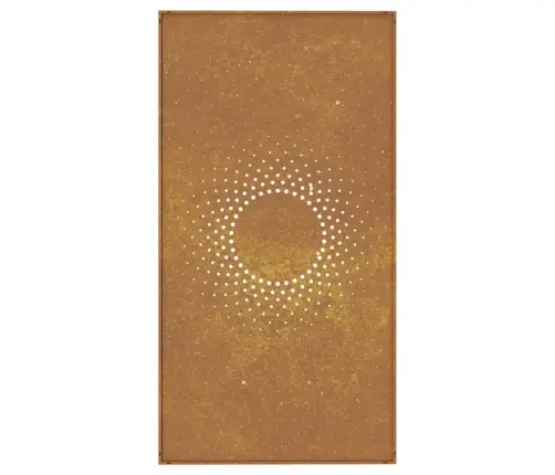 Dārza Sienas Rotājums, 105X55 Cm, Tērauds, Rūsas Efekts Vidaxl