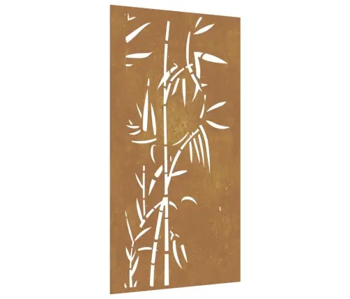 Dārza Sienas Rotājums, 105X55 Cm, Tērauds, Rūsas Efekts Vidaxl