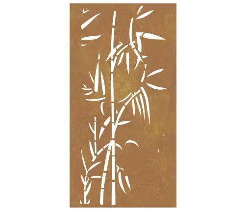 Dārza Sienas Rotājums, 105X55 Cm, Tērauds, Rūsas Efekts Vidaxl