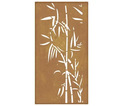 Dārza Sienas Rotājums, 105X55 Cm, Tērauds, Rūsas Efekts Vidaxl