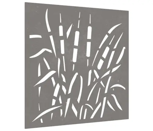 Dārza Sienas Rotājums, 55X55 Cm, Tērauds, Rūsas Efekts Vidaxl