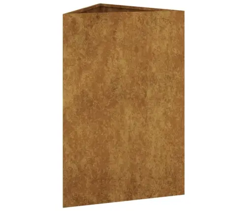 Dārza Puķu Kaste, 50X43X75 Cm, Tērauds Ar Rūsas Efektu Vidaxl