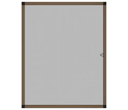 Kukaiņu Siets Logam, 80X100 Cm, Brūns Alumīnijs Vidaxl