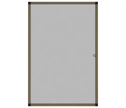 Kukaiņu Siets Logam, 80X120 Cm, Brūns Alumīnijs Vidaxl