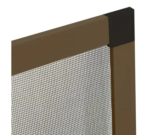 Kukaiņu Siets Logam, 80X120 Cm, Brūns Alumīnijs Vidaxl