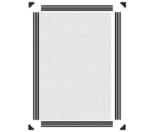 Magnētisks Kukaiņu Siets Logam, 80X120 Cm, Antracītpelēks Vidaxl