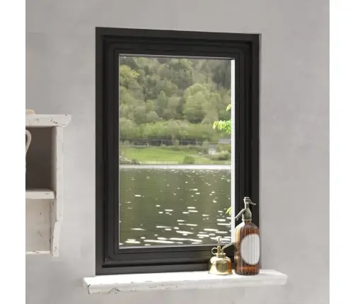 Magnētisks Kukaiņu Siets Logam, 80X120 Cm, Antracītpelēks Vidaxl