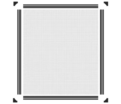 Magnetinis Tinklelis Nuo Vabzdžių Langams, Antracito, 130X150Cm