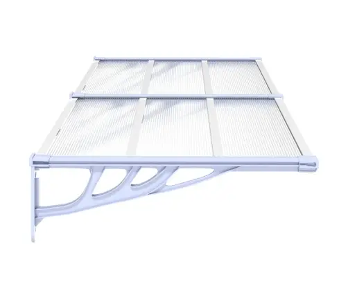 Ukse Varikatus, Hall Ja Läbipaistev, 199X90 cm Polükarbonaat