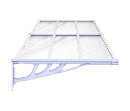 Ukse Varikatus, Hall Ja Läbipaistev, 239X90 cm Polükarbonaat