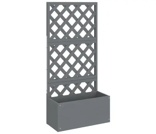 Võrestikuga Taimelava, Hall, 65 X 33 X 135 cm Wpc