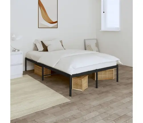 Metallist Voodiraam, Must, 120X200 Cm