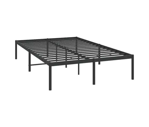 Metalinis Lovos Rėmas, Juodos Spalvos, 135X190Cm