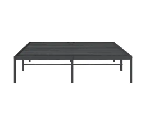 Metalinis Lovos Rėmas, Juodos Spalvos, 140X190Cm