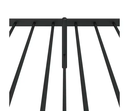 Metallist Voodiraam Peatsiga, Must, 107 X 203 Cm