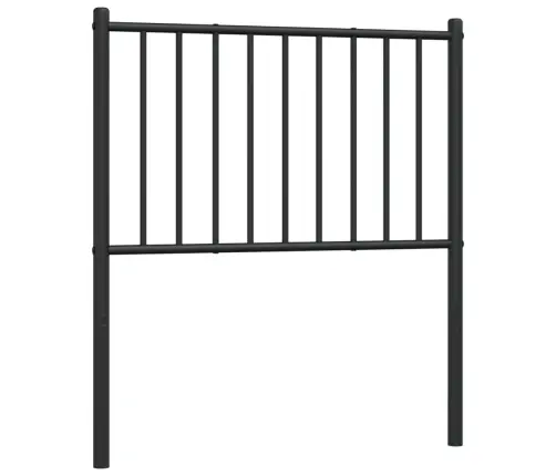 Gultas Galvgalis, Metāls, Melns, 75 Cm Vidaxl