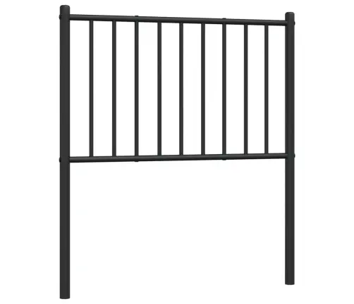 Gultas Galvgalis, Metāls, Melns, 75 Cm Vidaxl