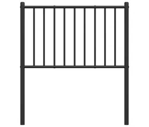 Gultas Galvgalis, Metāls, Melns, 75 Cm Vidaxl