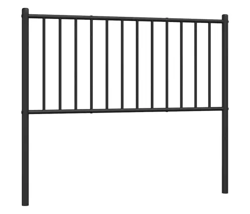 Gultas Galvgalis, Metāls, Melns, 100 Cm Vidaxl