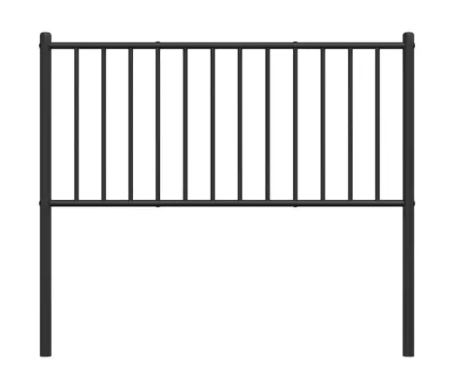 Gultas Galvgalis, Metāls, Melns, 100 Cm Vidaxl