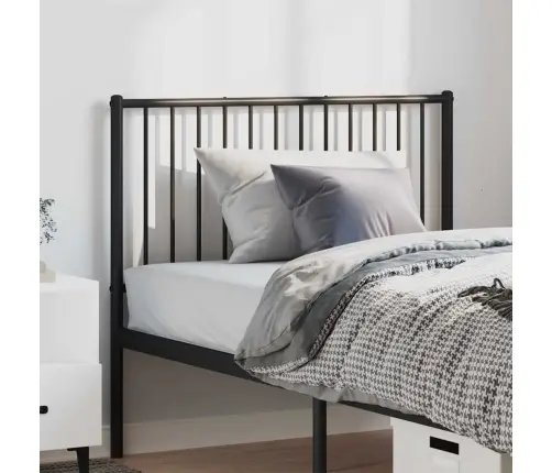 Gultas Galvgalis, Metāls, Melns, 100 Cm Vidaxl