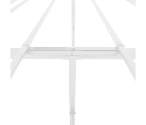 Metalinis Lovos Rėmas, Baltos Spalvos, 180X200 Cm