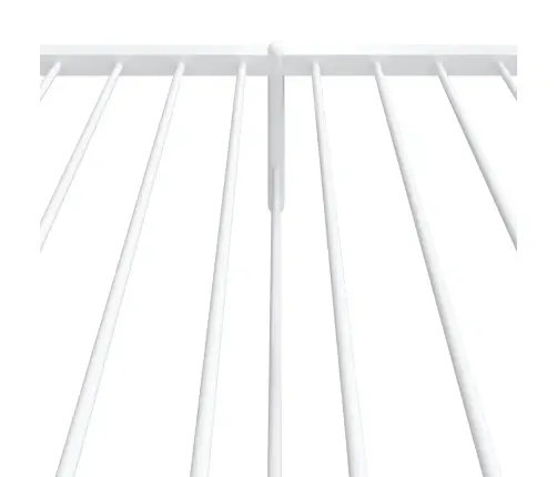 Lovos Rėmas Su Galvūgaliu/Kojūgaliu, Baltas, 90X190cm Metalas