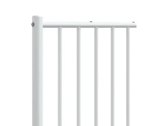 Gultas Galvgalis, Balts, 135 Cm Vidaxl