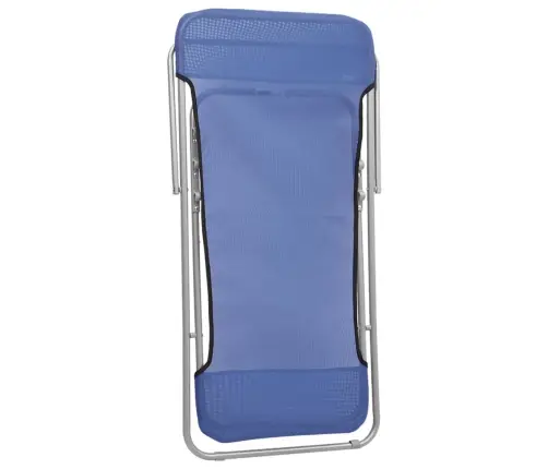 Paplūdimio Kėdės, 2Vnt., Mėlynos, Tekstilenas Ir Plienas