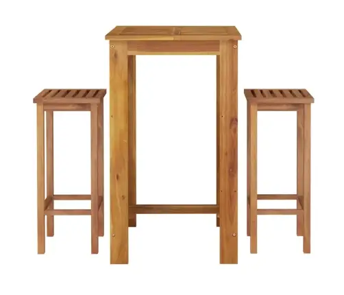 3-Osaline Aia Baarikomplekt, Akaatsiapuit