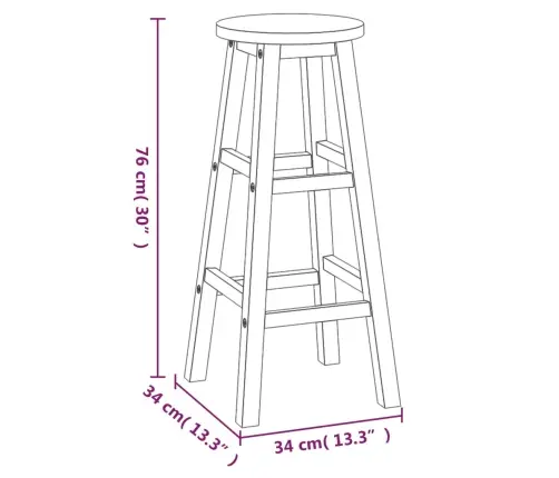 Trīsdaļīgs Dārza Bāra Mēbeļu Komplekts, Akācijas Masīvkoks Vidaxl