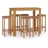 7-Daļīgs Dārza Bāra Mēbeļu Komplekts, Akācijas Masīvkoks Vidaxl