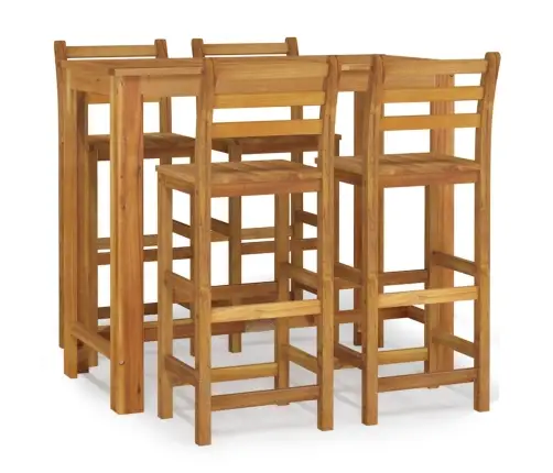 5-Osaline Aia Baarikomplekt, Akaatsiapuit