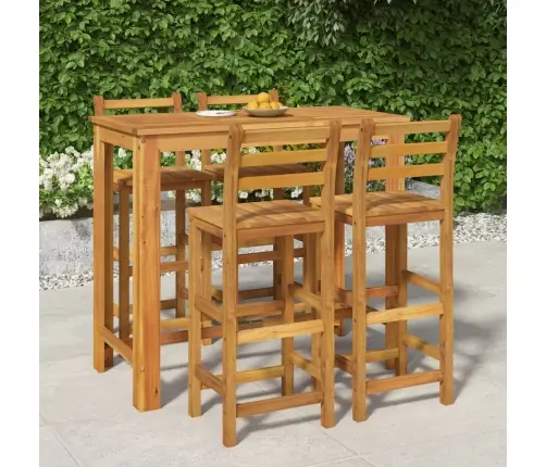 5-Osaline Aia Baarikomplekt, Akaatsiapuit