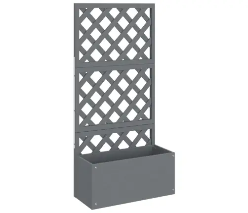 Vīteņaugu Režģis Ar Puķu Kasti, 2 Gab., 65X33X135 Cm, Wpc Vidaxl