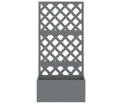 Vīteņaugu Režģis Ar Puķu Kasti, 2 Gab., 65X33X135 Cm, Wpc Vidaxl