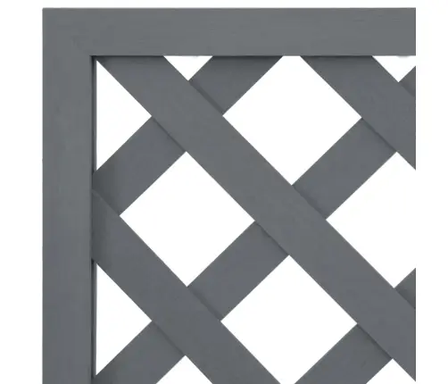 Vīteņaugu Režģis Ar Puķu Kasti, 2 Gab., 65X33X135 Cm, Wpc Vidaxl